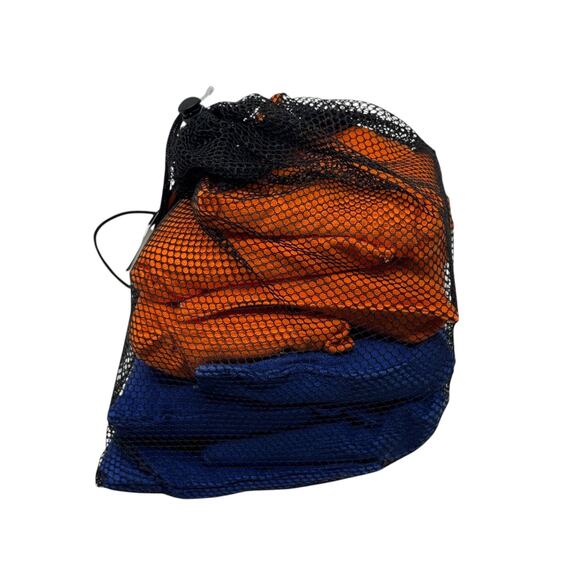 Play Platoon Premium Weather Resistant Duckcloth Cornhole Bags UF Orange & Blue - Picture 3 of 4